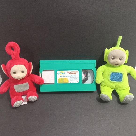 Teletubbies Plush Toys Set with Christmas Tape - Picture 7 of 7